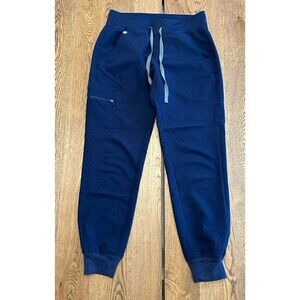 Zamora Navy PETITE Scrub Pants